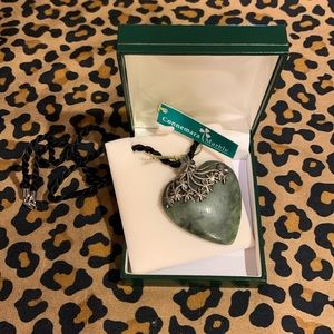 Irish marble necklace with 18in braided chain. Brand new great gift!